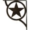 Ekena Millwork Austin Wrought Iron Bracket, (Single center brace), Antiqued Warm Silver 1 1/2"W x 10"D x 12"H BKTM01X10X12SAUAWS - alternate 4